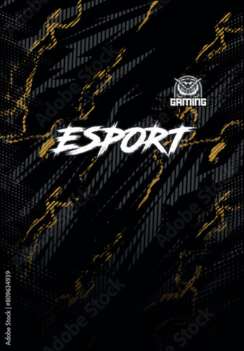 Esport sublimation gaming jersey design