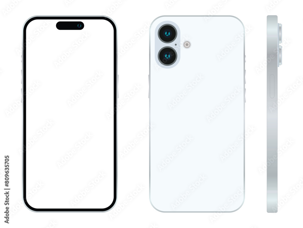Realistic phone mockup. Vector EPS 10 Realistic phone mockup. Vector EPS 10