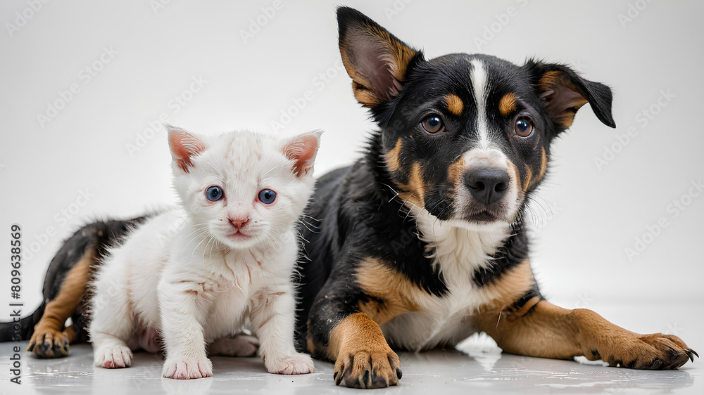 AI image generate for cat and dog