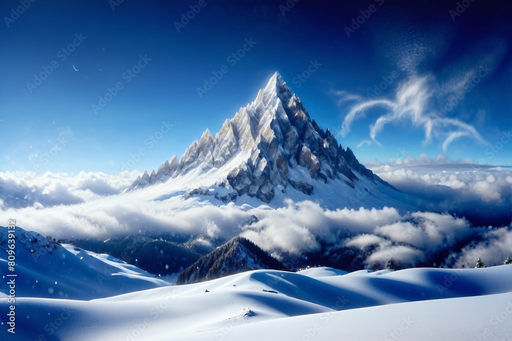 Dramatic Mountain Landscape Dramatic Mountain Landscape