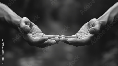 Hands that take care of each other
