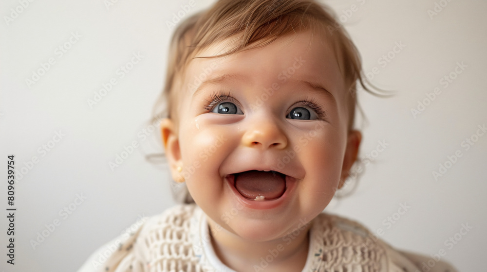 Cute smiling adorable white caucasian baby girl. Beauty, studio, portrait, little.
Cute smiling adorable white caucasian baby girl. Beauty, studio, portrait, little.