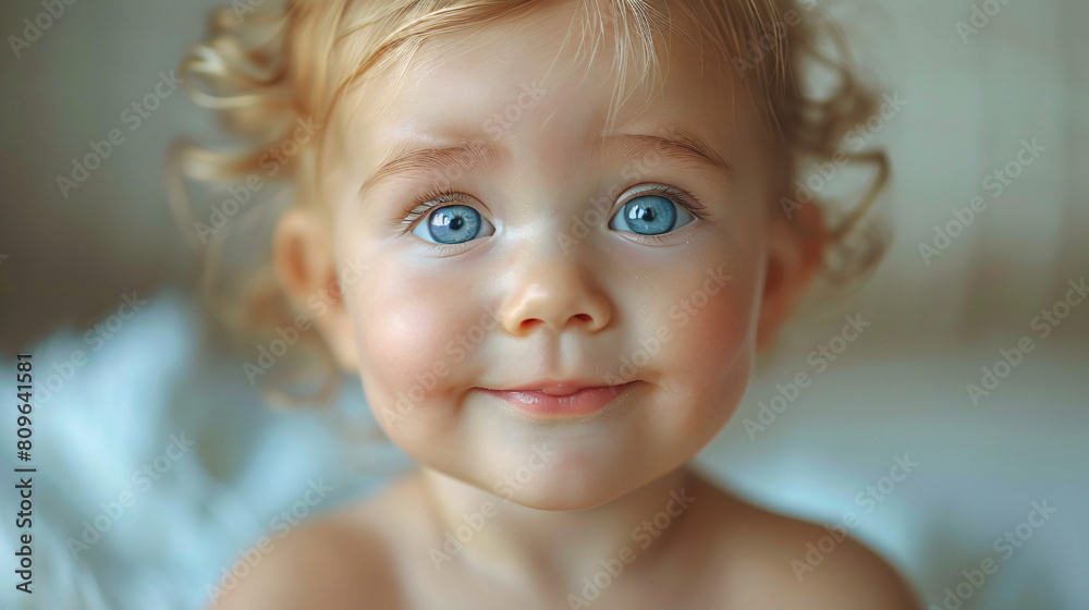 Cute smiling adorable white caucasian baby girl. Beauty, studio, portrait, little.
Cute smiling adorable white caucasian baby girl. Beauty, studio, portrait, little.