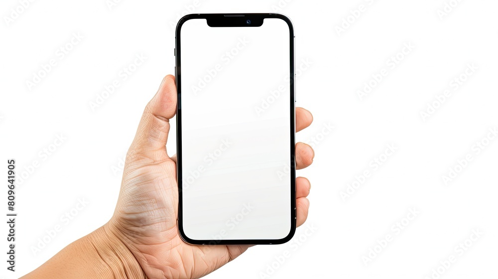 Hand holding smartphone. Perfect for mobile phone app or website design. Hand holding smartphone. Perfect for mobile phone app or website design.