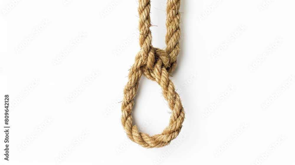 Lynch's loop is hung by a rope hanging from the mage
