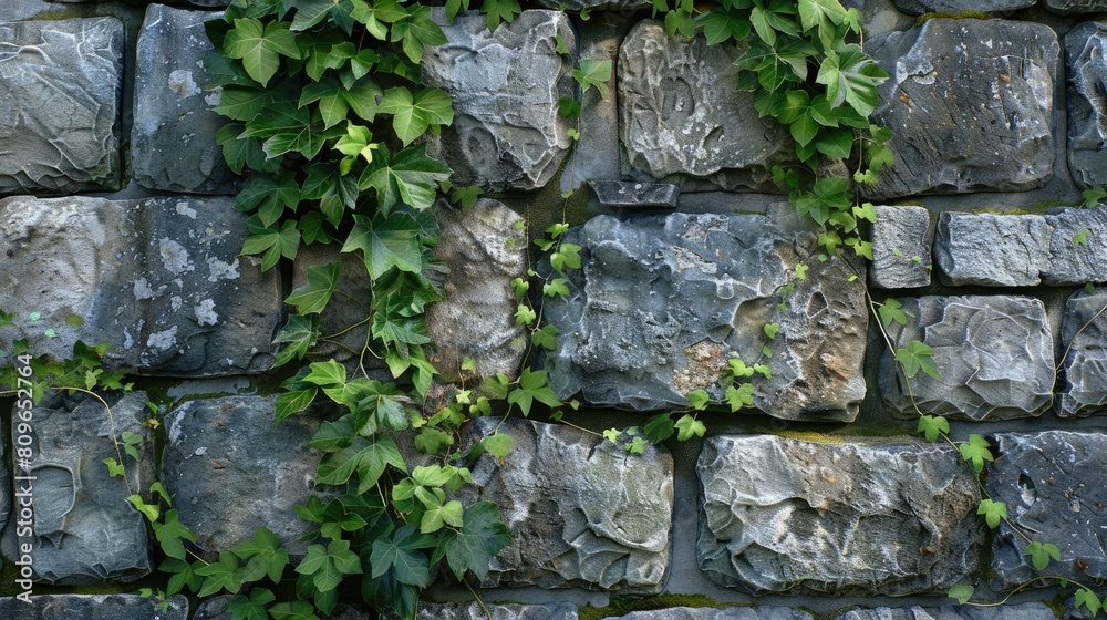 Old Stonework with Lasting Greenery A Blend of Power and Durability Old Stonework with Lasting Greenery A Blend of Power and Durability