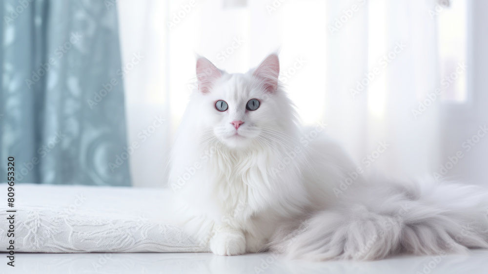 Obraz premium A cat in home