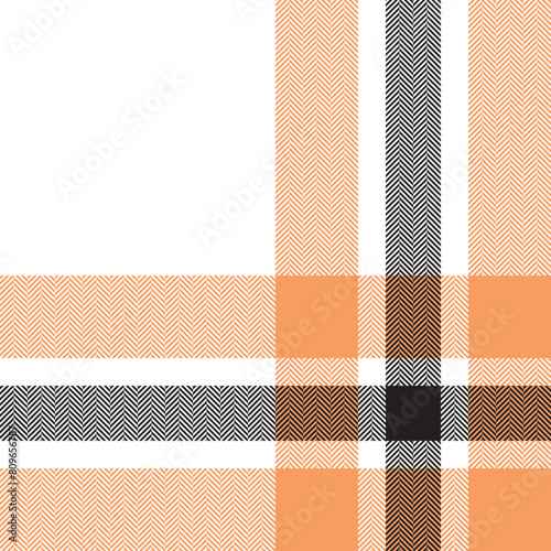 Plaid check pattern. Seamless fabric texture. Tartan textile print.