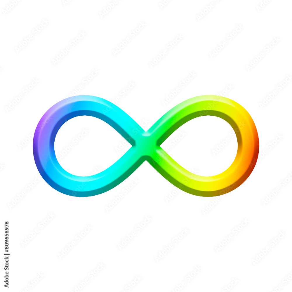 Infinity symbol cut out isolated on white background Infinity symbol cut out isolated on white background