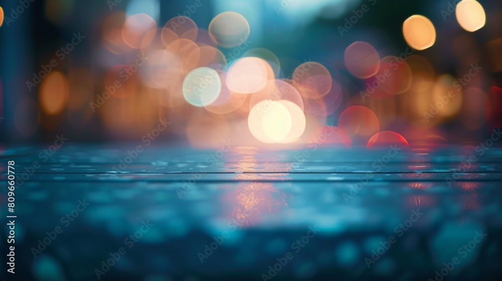 Vibrant Turquoise Fabric Table Surface at Diverse Cultural Festival with Soft Focus Lights Vibrant Turquoise Fabric Table Surface at Diverse Cultural Festival with Soft Focus Lights