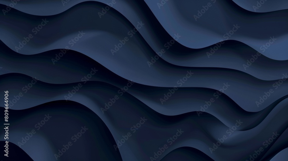 Dark Navy Blue Gradient Banner Background Generative AI