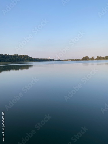 lake in the morning