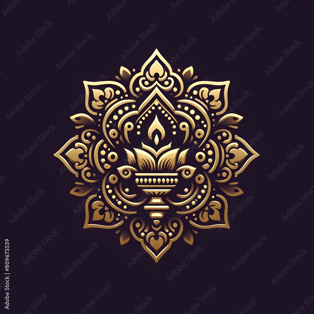 AI Generate of Luxury Premium Symbol Vector of Vesak Day with Lantern, Candle Light, Lotus AI Generate of Luxury Premium Symbol Vector of Vesak Day with Lantern, Candle Light, Lotus