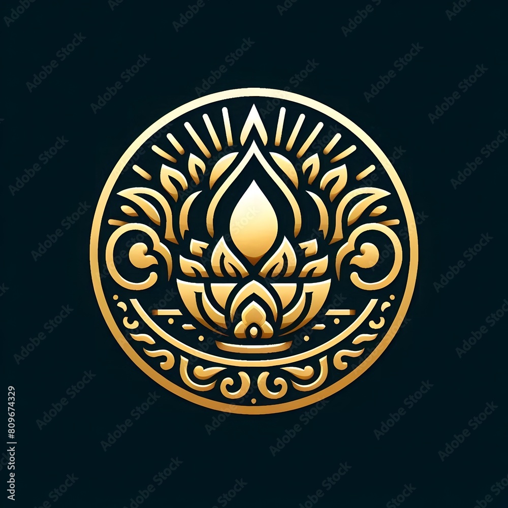 AI Generate of Luxury Premium Symbol Vector of Vesak Day with Lantern, Candle Light, Lotus AI Generate of Luxury Premium Symbol Vector of Vesak Day with Lantern, Candle Light, Lotus