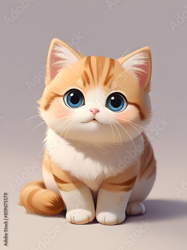 Tabby Cat Ginger Cat Animal Illustration Art © PikGrand