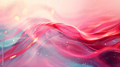 abstract red and purple wave background