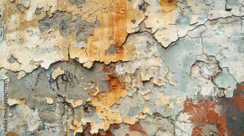 Texture and background of a weathered wall