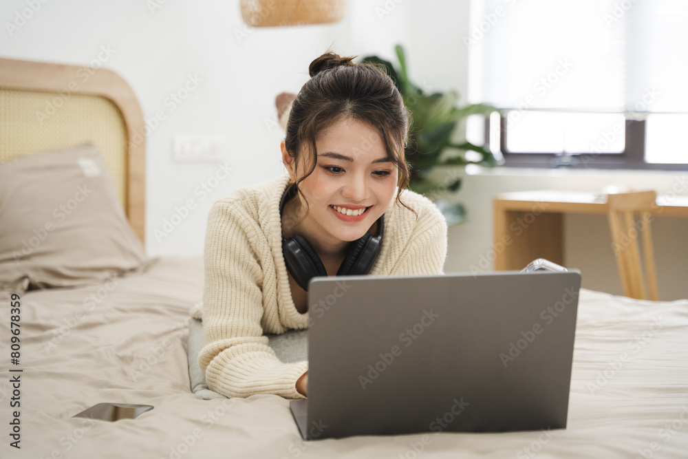Portrait of beautiful young Asian girl at home Portrait of beautiful young Asian girl at home