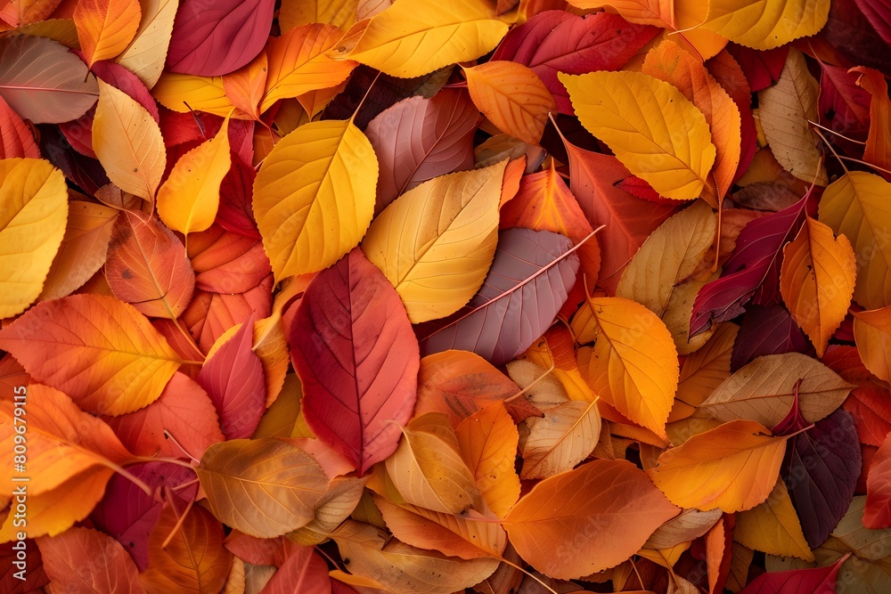 A close up of a bunch of leaves that are on the ground A close up of a bunch of leaves that are on the ground