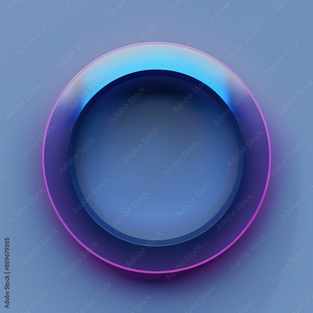 Blue and purple glowing circle. Blue and purple glowing circle.