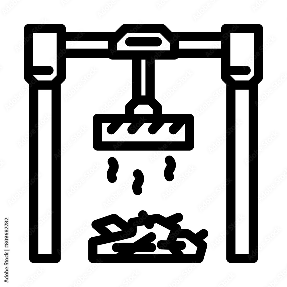 paper recycling waste sorting line icon vector. paper recycling waste sorting sign. isolated contour symbol black illustration paper recycling waste sorting line icon vector. paper recycling waste sorting sign. isolated contour symbol black illustration