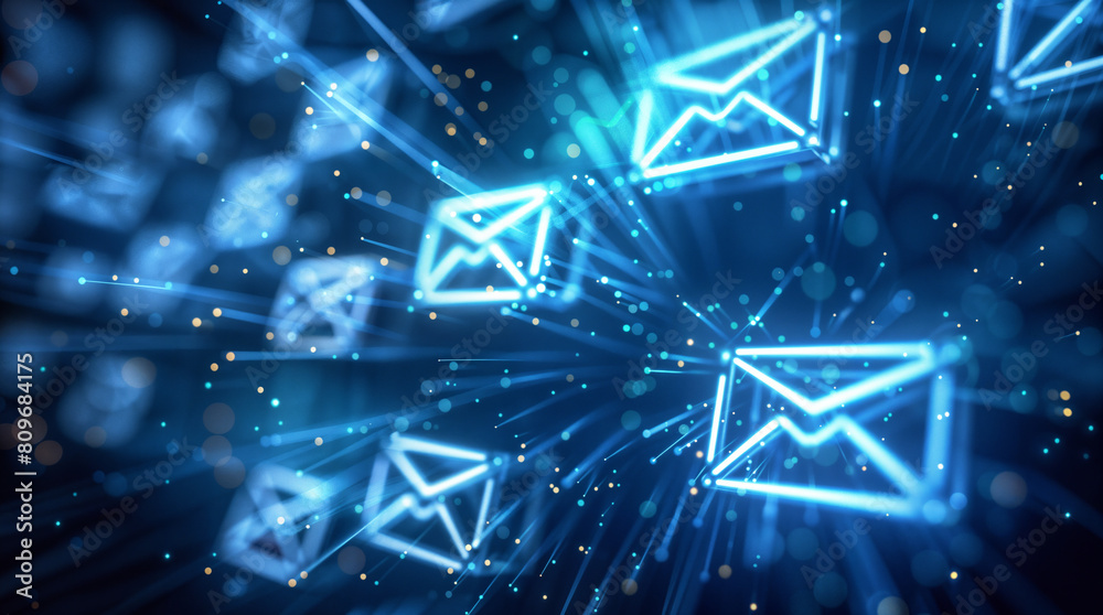 Scam emails, flooded email inbox with phishing attempts and potential hack, email hacking concept, it security risk, encryption and hacking, spam and safety Scam emails, flooded email inbox with phishing attempts and potential hack, email hacking concept, it security risk, encryption and hacking, spam and safety