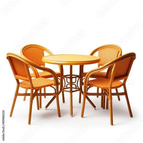 Outdoor dining set amber