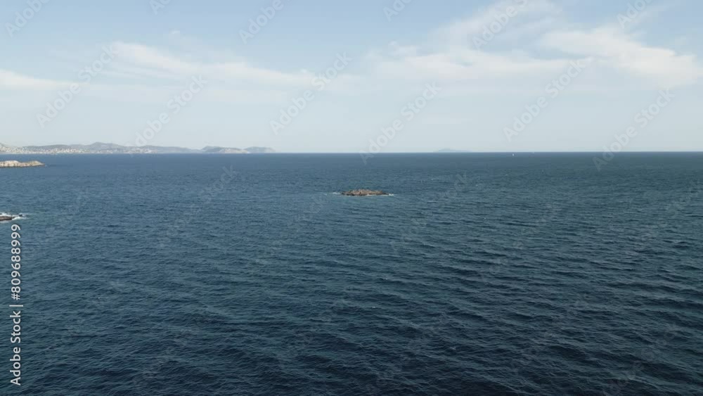 Rocky islet in athens Riviera Rocky islet in athens Riviera