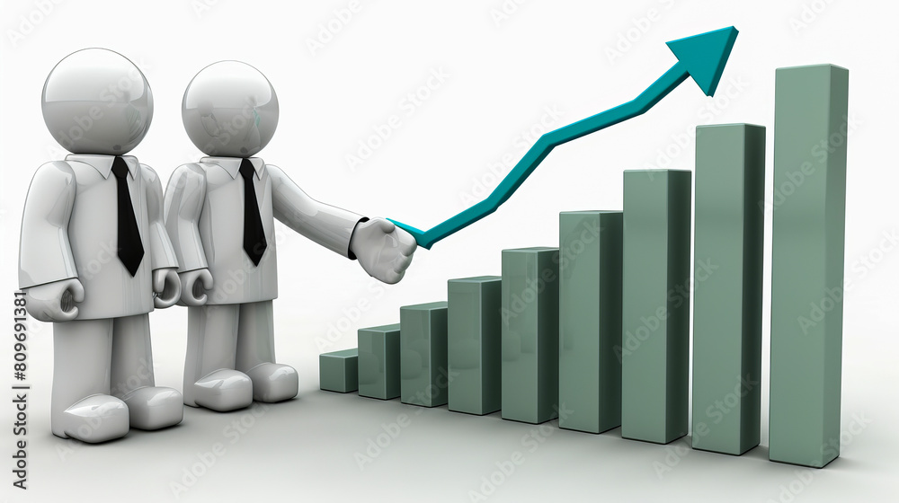Successful partnership in business growth Successful partnership in business growth
