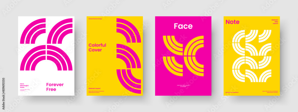Geometric Book Cover Layout. Modern Flyer Design. Abstract Business Presentation Template. Banner. Report. Poster. Background. Brochure. Advertising. Catalog. Portfolio. Brand Identity. Newsletter