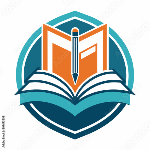  Educational logo icon vector illustration.