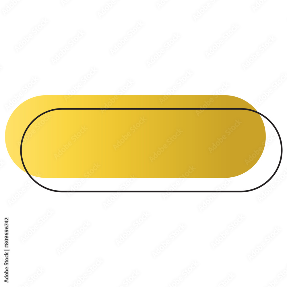 Gold Quote Box Frame. Quote Speech Bubble For Template Background. Vector Illustration Gold Quote Box Frame. Quote Speech Bubble For Template Background. Vector Illustration