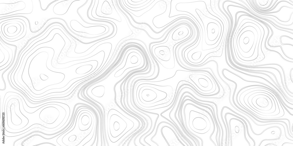 Seamless pattern with White sea map and topographic contours map background. Vector topographic map background. Business concept. Abstract vector illustration. 