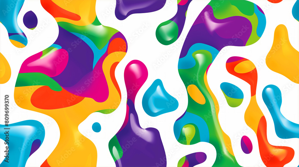 A colorful abstract painting with a lot of different colors and shapes. Painting is very vibrant and lively, a sense of movement and energy. colors seem to be swirling. repeat surface pattern design A colorful abstract painting with a lot of different colors and shapes. Painting is very vibrant and lively, a sense of movement and energy. colors seem to be swirling. repeat surface pattern design