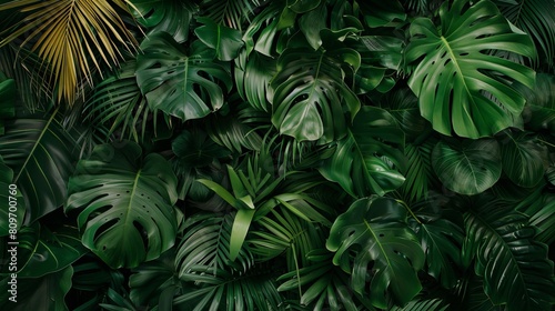 Embrace the tropical vibes with lush greenery 