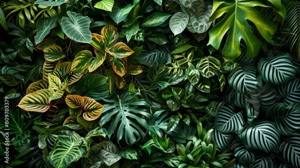 Lush Indoor Plant Collection in Biophilic Design Lush Indoor Plant Collection in Biophilic Design