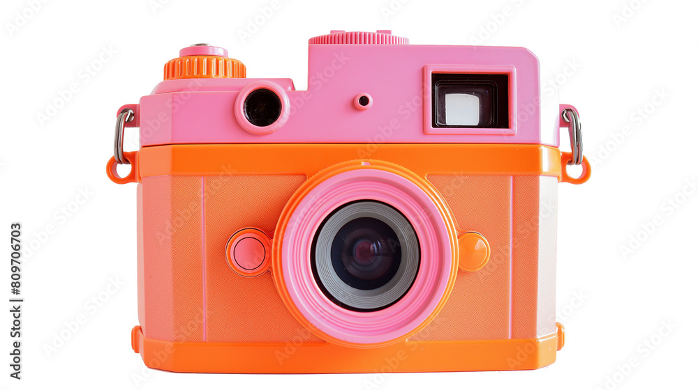 Pink digital camera isolated on a transparent background Pink digital camera isolated on a transparent background