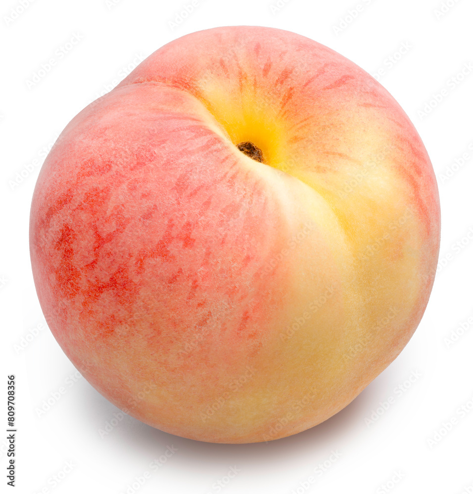 Peach isolated on white background, Fresh Peach on White Background With clipping path. Peach isolated on white background, Fresh Peach on White Background With clipping path.