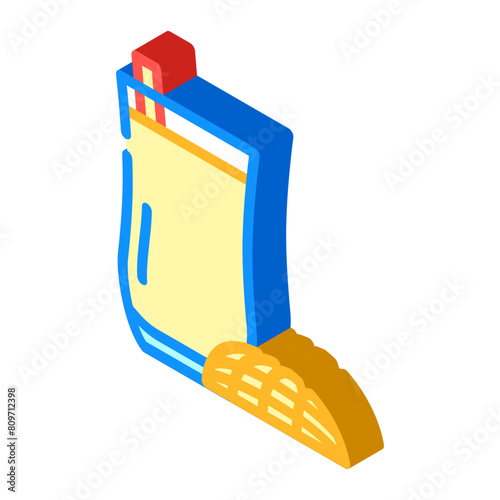 mango lassi indian cuisine isometric icon vector. mango lassi indian cuisine sign. isolated symbol illustration