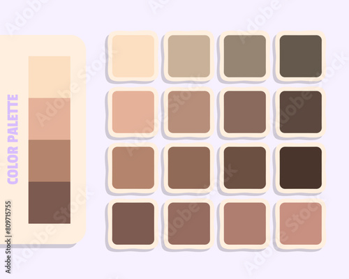 bisque burlywood rosybrown dimgray  color theory, rgb color palette, design and edit idea, colour 