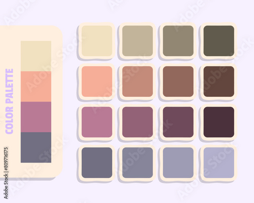 bisque burlywood rosybrown slategray  color theory, rgb color palette, colour matching, harmonious 