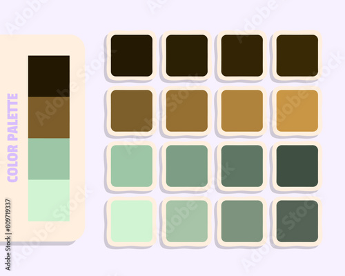 black saddlebrown darkseagreen gainsboro  color theory, rgb color palette, colour matching