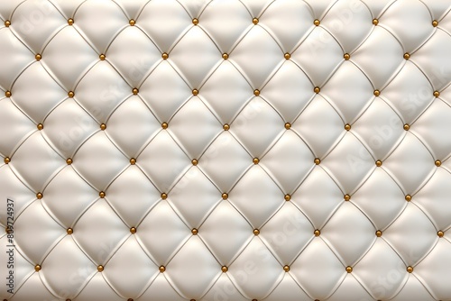 White Leather Upholstery Background 