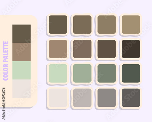 darkolivegreen gray lightgray antiquewhite color theory, rgb color palette, harmonious colours 