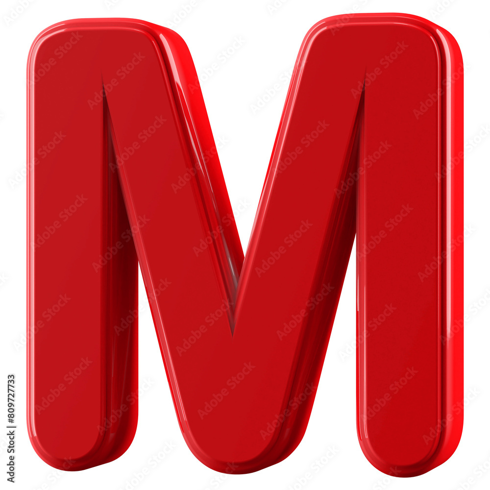3d Font Red Uppercase . Letter M 3d Font Red Uppercase . Letter M