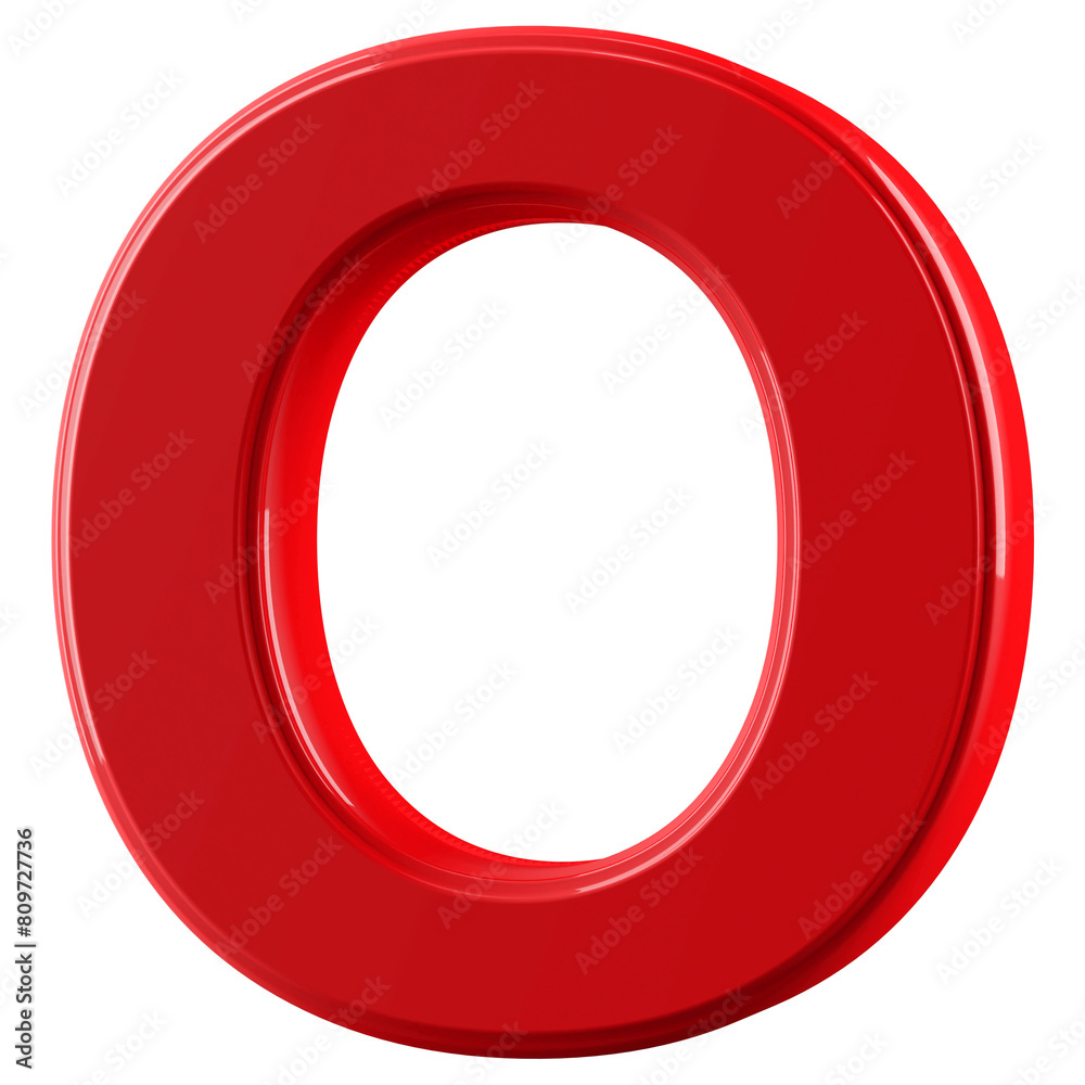 3d Font Red Uppercase . Letter O 3d Font Red Uppercase . Letter O