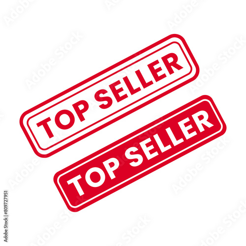 standart Best Seller stamp icon isolated on white background. Vector illustration