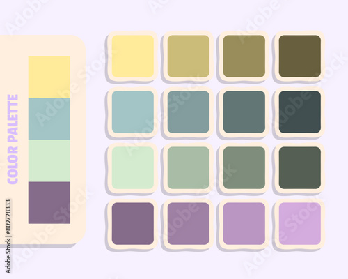 khaki lightsteelblue gainsboro gray  color theory, rgb color palette, harmonious colours catalog 