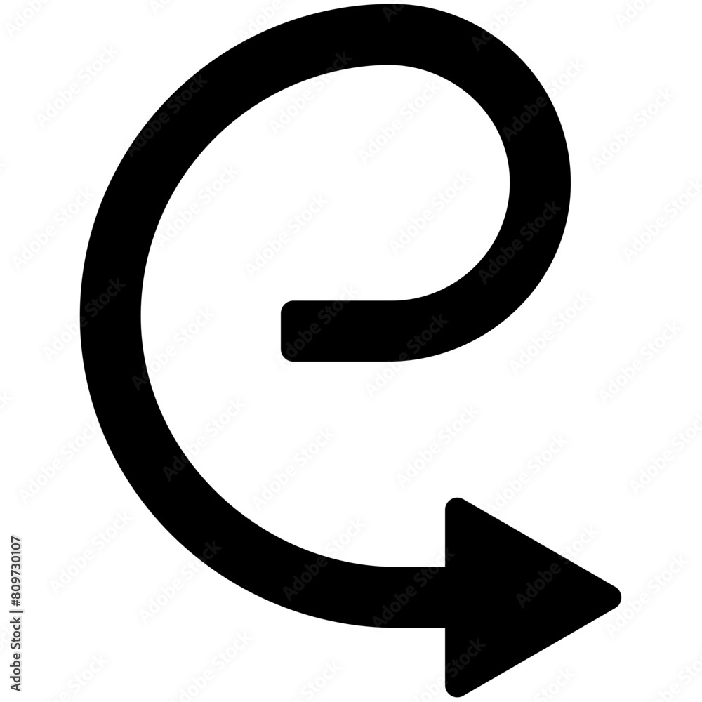 Curved Arrows Outline Icon Pack Curved Arrows Outline Icon Pack