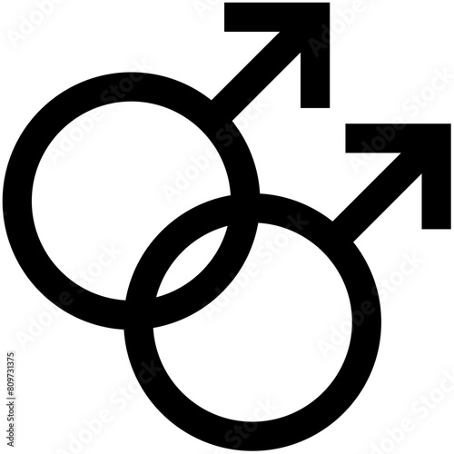 Gender Outline Icon Pack